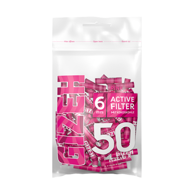 Gizeh Pink Activ Filter 10 Stk.