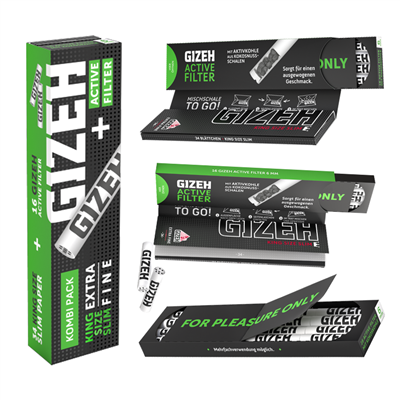 Gizeh Black Kombi-Pack 16 Stk.