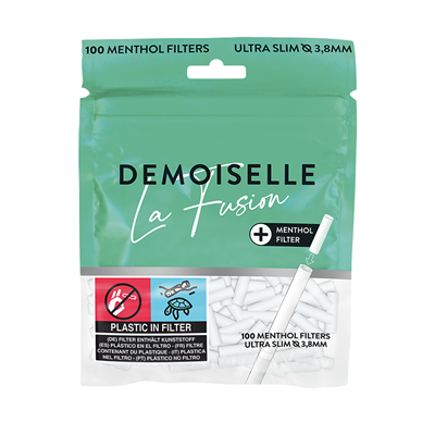 Demoiselle La Fusion Menthol Filter Tips Ultra Slim 10 Stk.