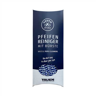 Pfeifenreiniger Vauen Blau-Weiß mit Bürste 80 Stk.