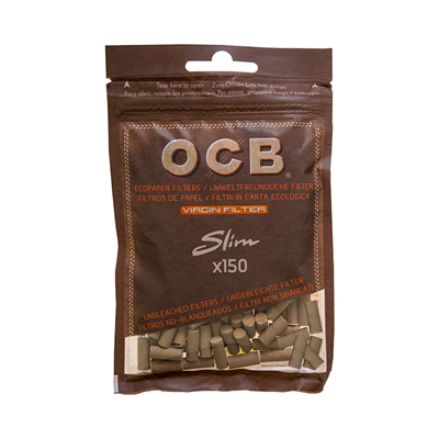 OCB Unbleached Slim Virgin Filter 10 Stk.