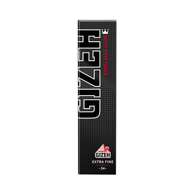 Gizeh Black Extra Fine King Size Slim 50 Stk.