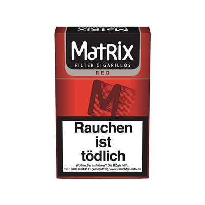 Matrix Red Filter Cigarillos 170 Stück