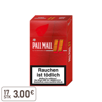 Pall Mall Red XL Filter Zigarillos 170 Stück