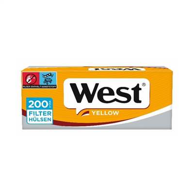West Yellow Hülsen 1000 Stück