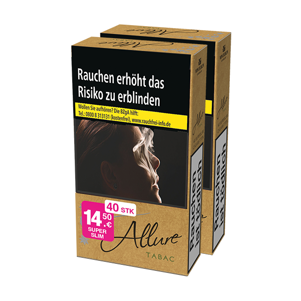 Allure Tabac Super Slim XXXL 100?s 400 Stück
