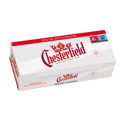 Chesterfield Red KS Hülsen 1000 Stück