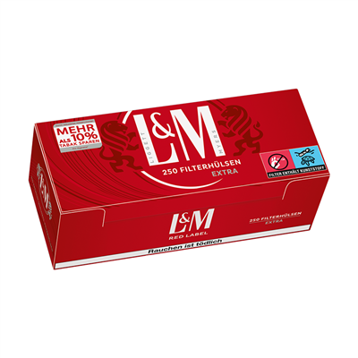 L&M Red Label Extra Hülsen 1000 Stück