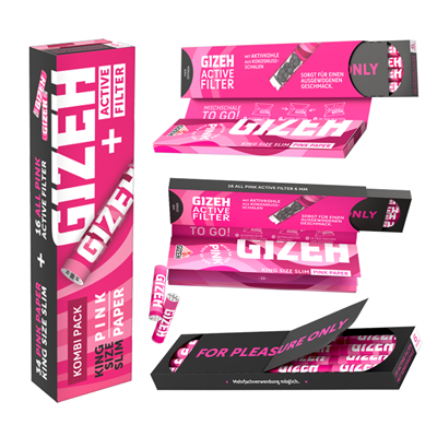 Gizeh Pink Kombi-Pack 16 Stk. (3,00?/1Stk.)