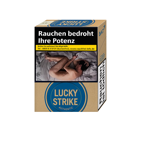 Lucky Strike Authentic Blue Super 224 Stück