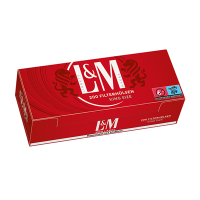 L&M Red Label KS Hülsen 1000 Stück