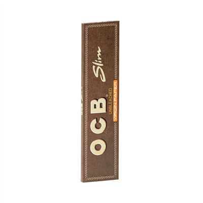 OCB Unbleached Slim Virgin Paper 50 Stk.