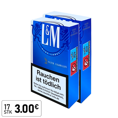 L&M Blue Label Filter Cigarillos 170 Stück