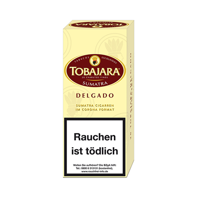 Tobajara Delgado Sumatra 20 Stück
