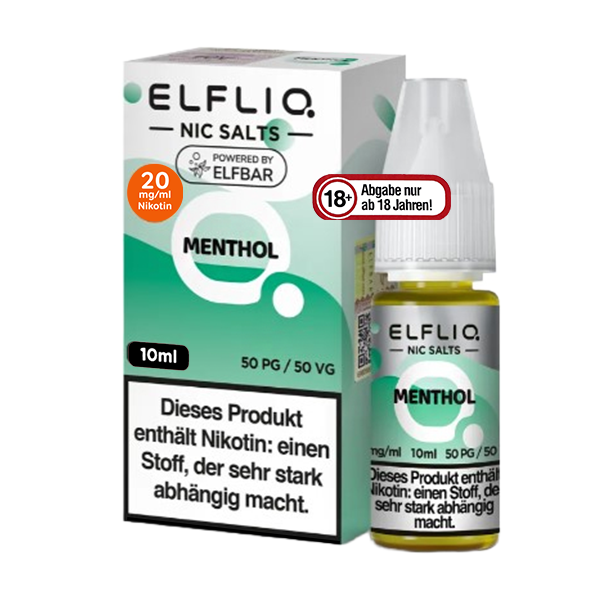 ELFLIQ Menthol Liquid 20mg Nikotin 10 ml