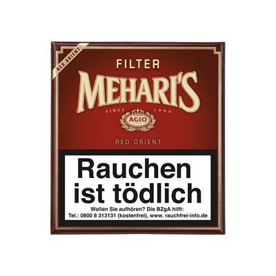 Agio Meharis Red Orient Filter 20 Stück
