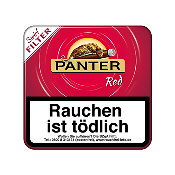 Panter Red Swirl Filter 20 Stück