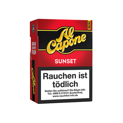 Al Capone Pockets Sunset Filter 18 Stück