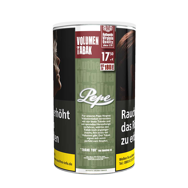 Pepe Rich Green Volumen Tabak 2XL 80g