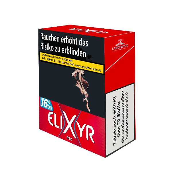 Elixyr Red Cigarettes 5XL-Box 16€ | 196 Stück
