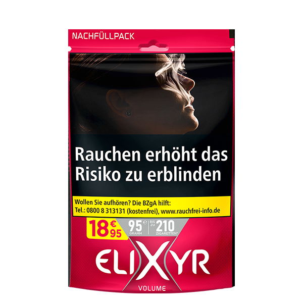 Elixyr Volume Cigarette Tobacco Zip 95g