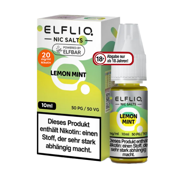 ELFLIQ Lemon Mint Liquid 20mg Nikotin | 10 ml