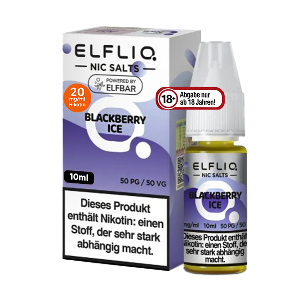 ELFLIQ Blackberry Ice Liquid 20mg Nikotin | 10 ml