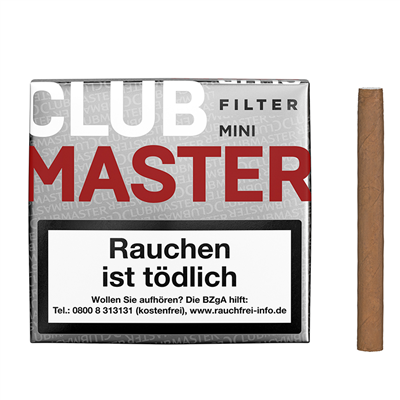 Clubmaster Mini Filter Red 20 Stück