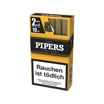 Pipers Club Cigars Gold 10 Stück