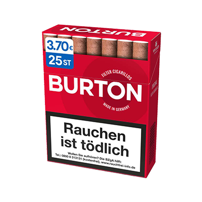 Burton Original Filter Zigarillos XL-Box 200 Stück