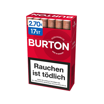 Burton Original Filter Zigarillos L-Box 170 Stück