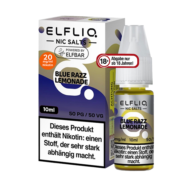 ELFLIQ Blue Razz Lemonade Liquid 20mg Nikotin | 10 ml