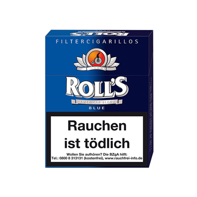 Rolls Exclusive Blue Filter Zigarillos 184 Stück