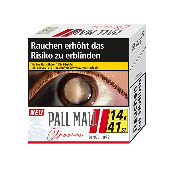 Pall Mall Classics Red King 14€ | 246 Stück
