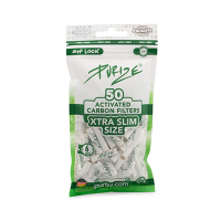 Purize Xtra Slim Aktivkohlefilter White 50 Stk.
