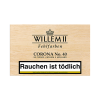 Willem II Fehlfarben Corona No.40 50 Stück