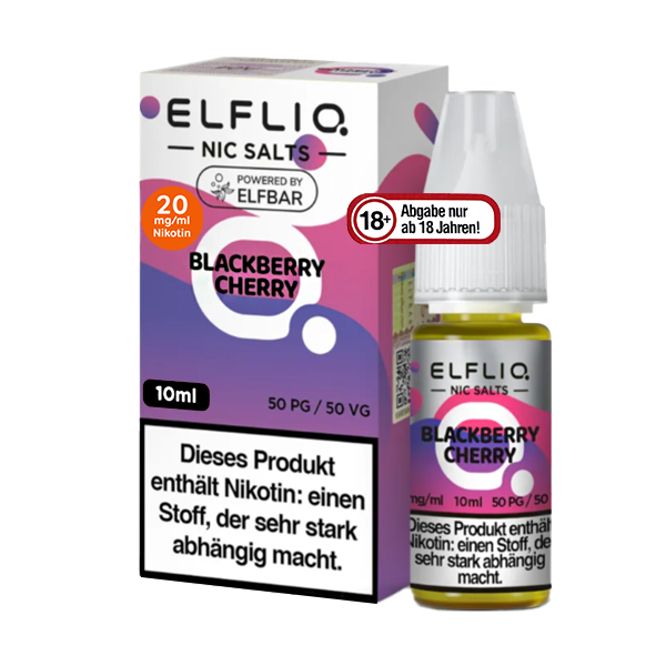 ELFLIQ Blackberry Cherry Liquid 20mg Nikotin | 10 ml