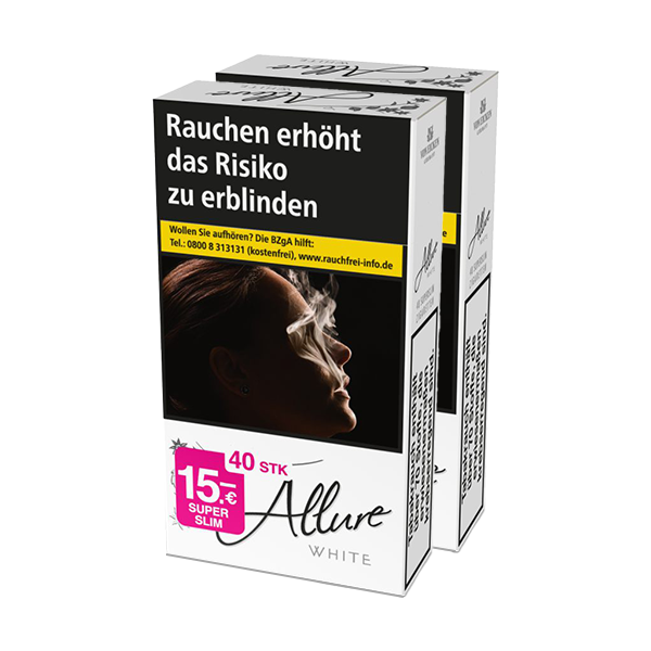 Allure White Super Slim XXXL 100?s 400 Stück